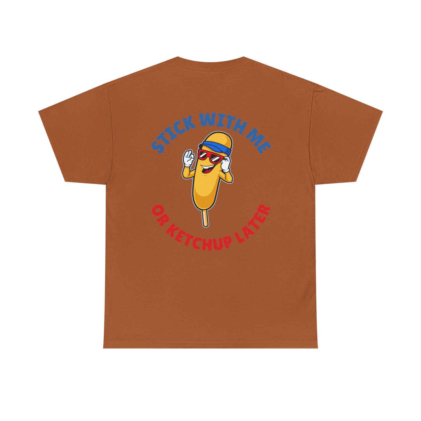 Funny Corndog Season // Unisex Heavy Cotton Tee | Perfect for Food Lovers and Festivals