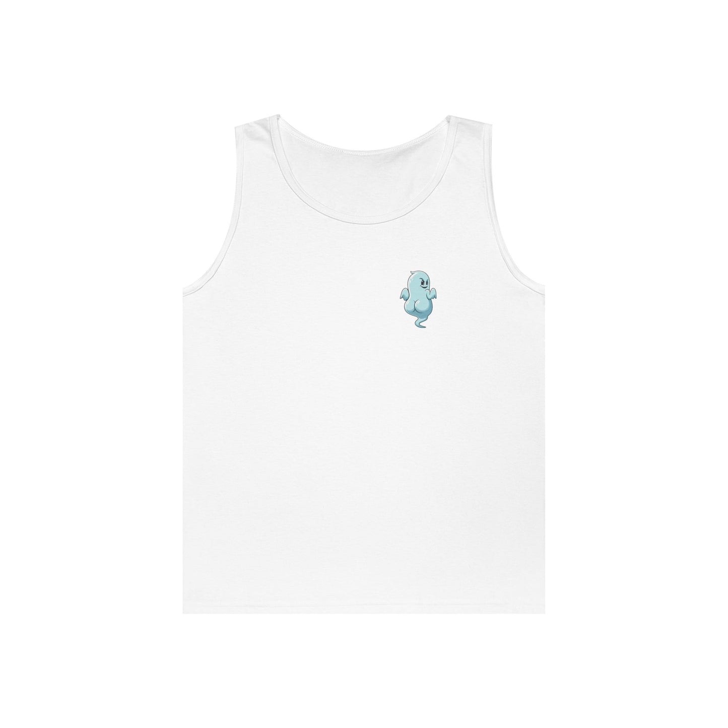 Power Bottom Autumn- Blue Ghost // Playful Tank Top for Unisex