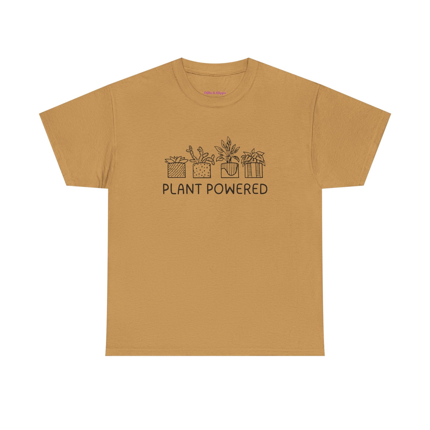 Plant Powered // Unisex Heavy Cotton Tee - Perfect for Everyday Comfort