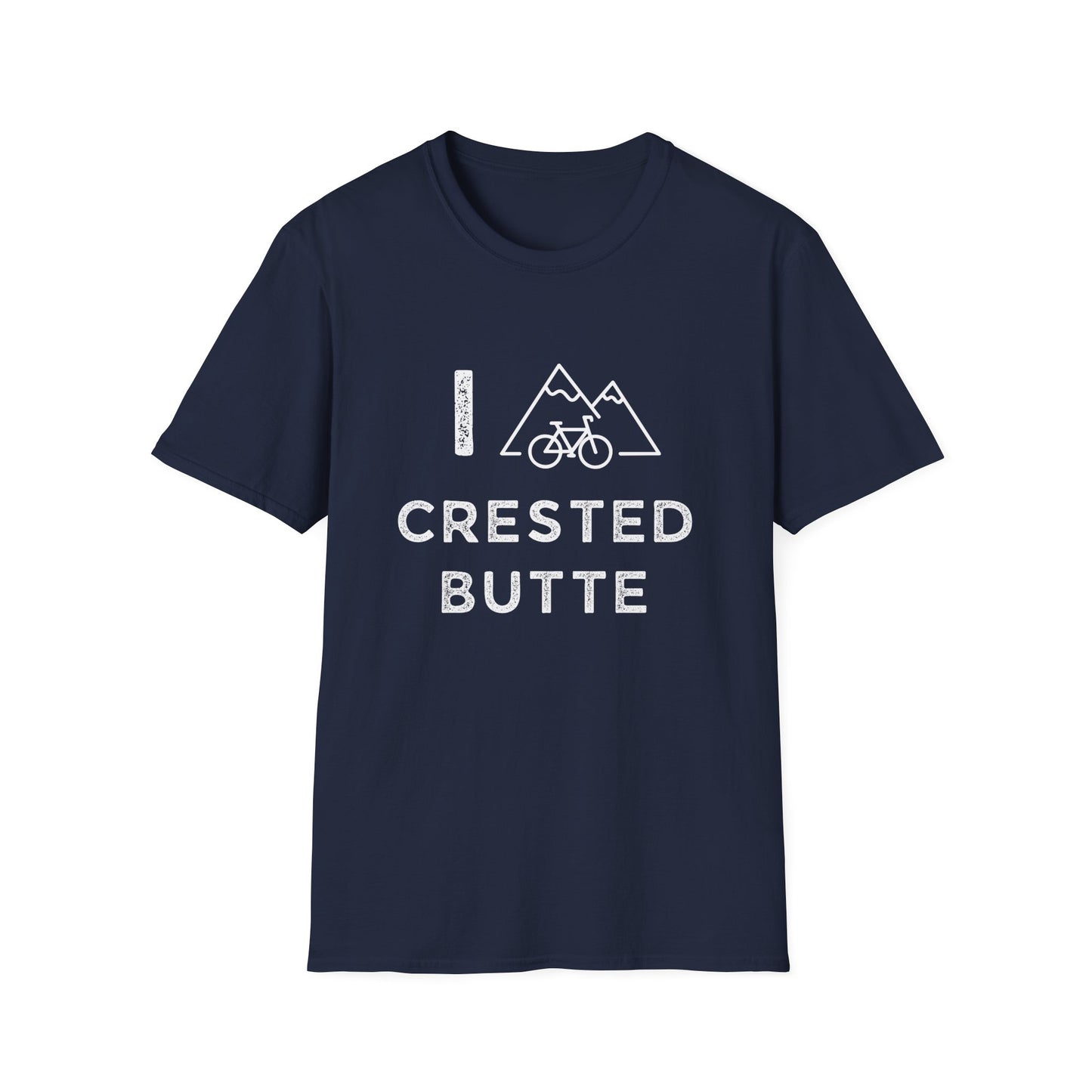 I (Mountain) Bike Crested Butte // Unisex Softstyle T-Shirt