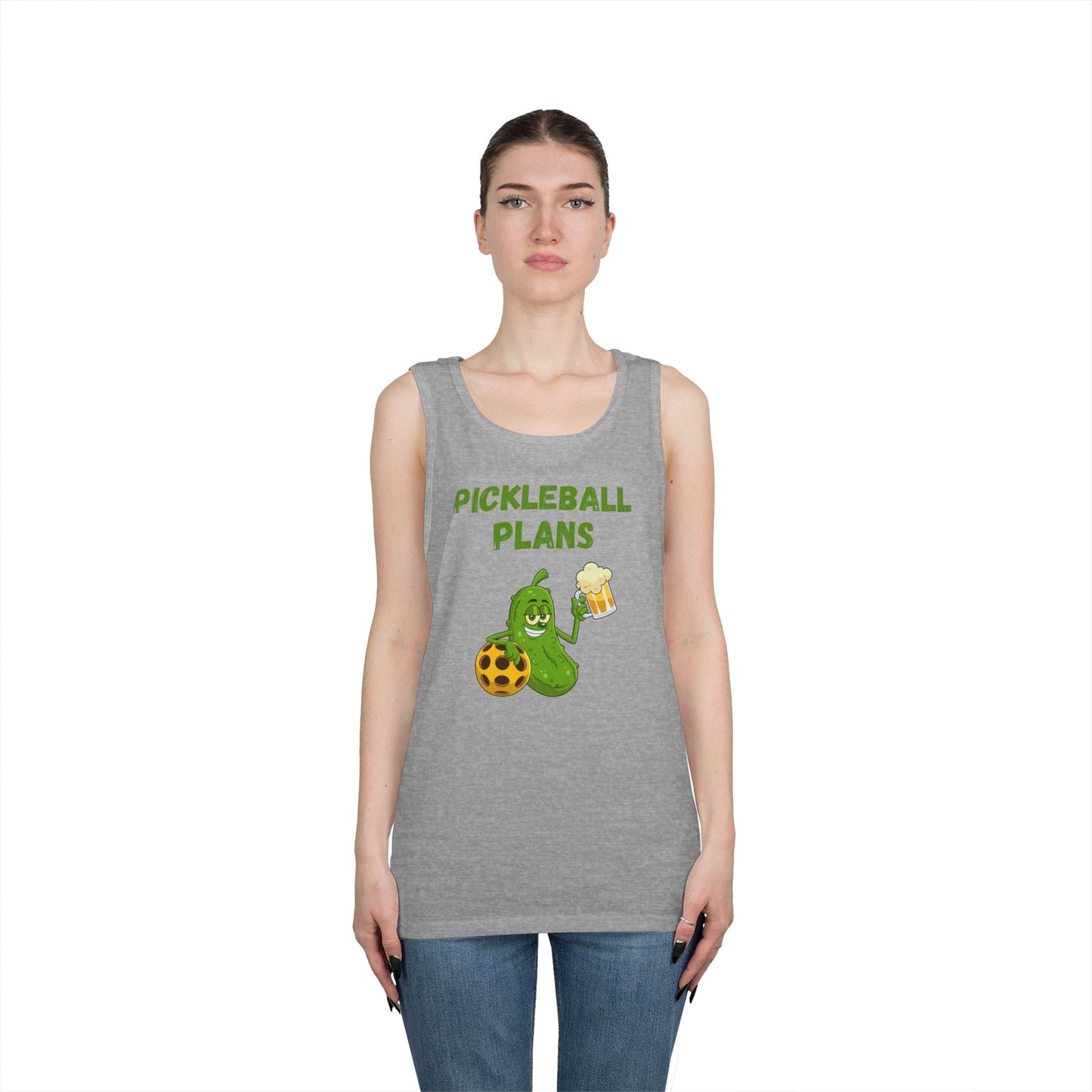 Pickleball Plans // Unisex Heavy Cotton Tank Top