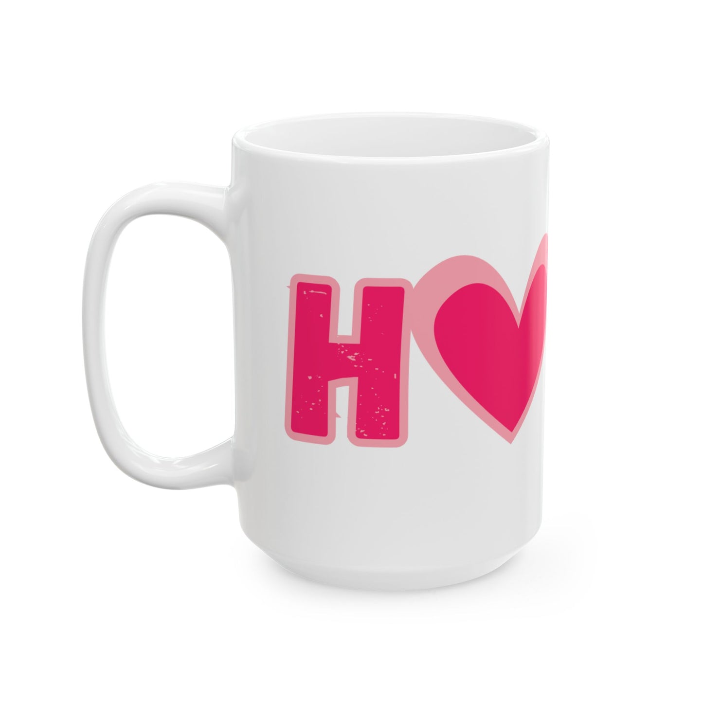 H<3WDY // Ceramic Mug, (11oz, 15oz)