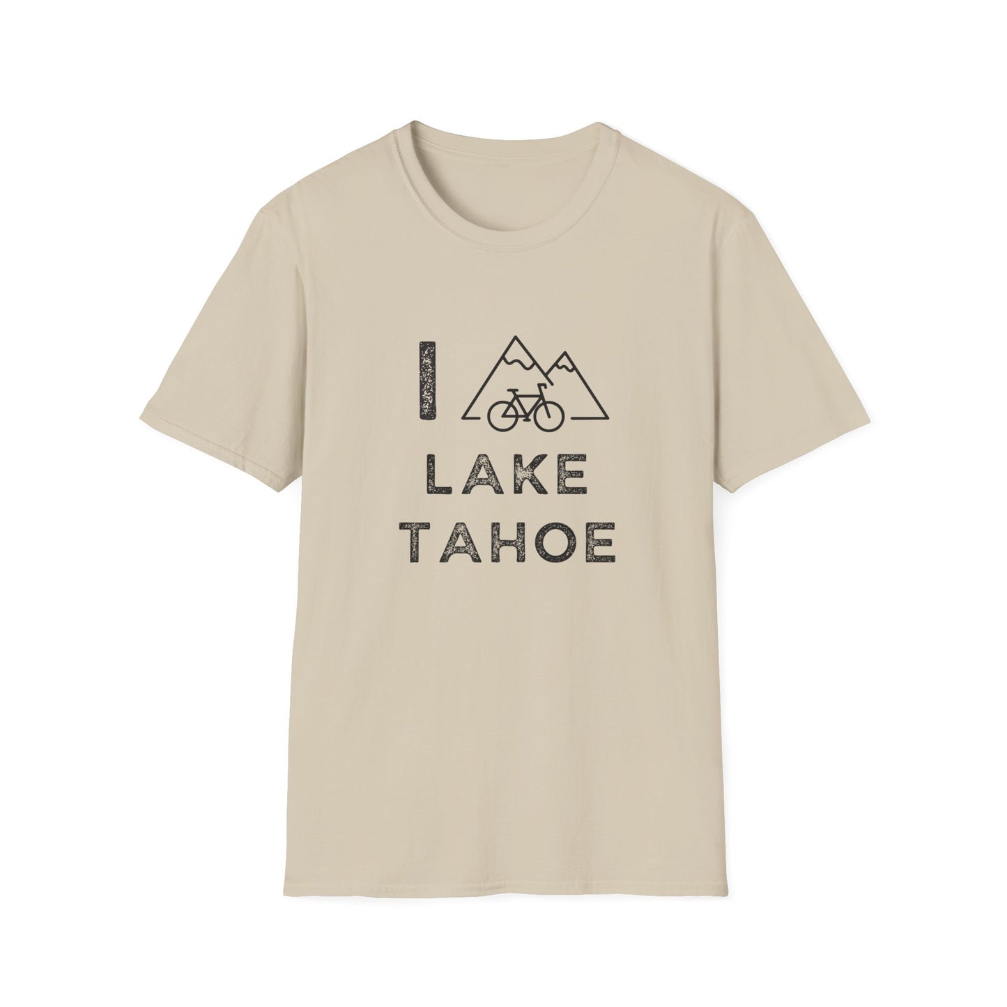 I (Mountain) Bike Lake Tahoe // Unisex Softstyle T-Shirt