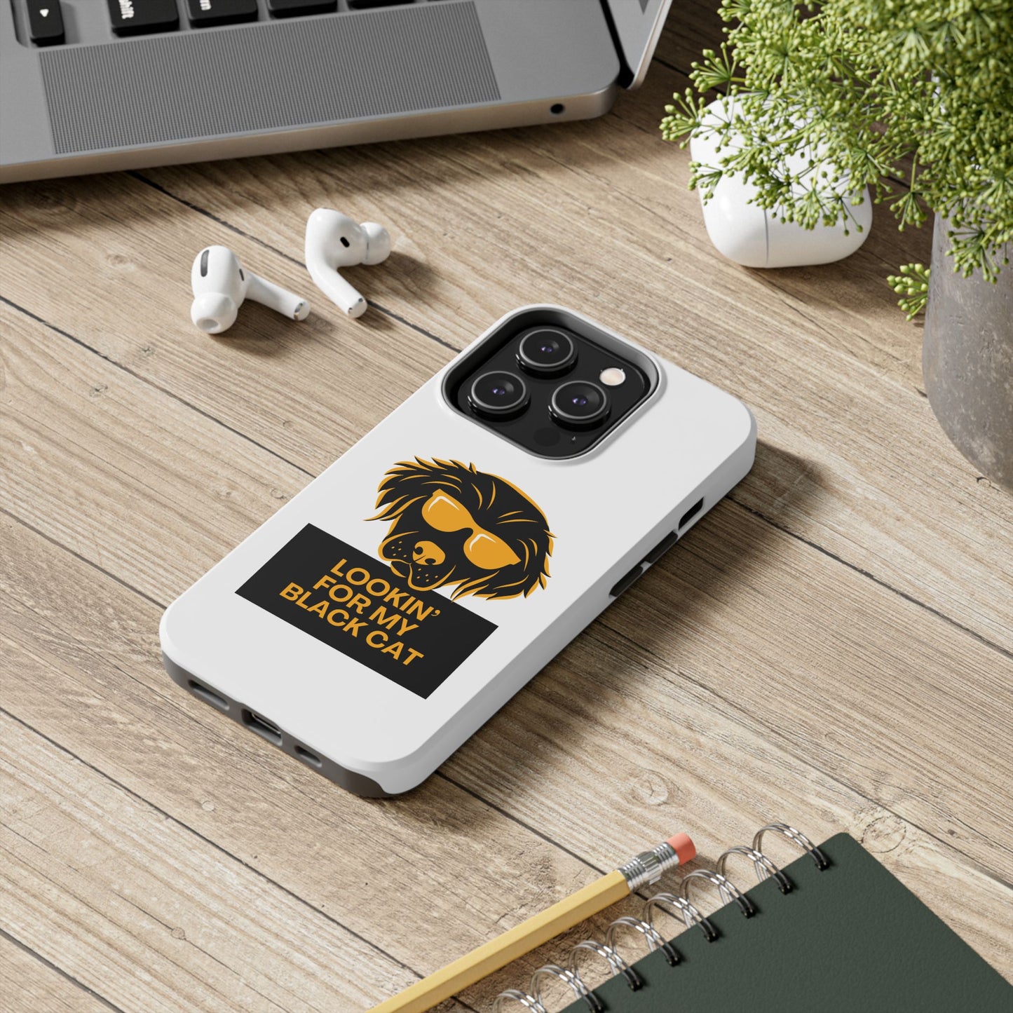 Lookin' For My Black Cat // Phone Case