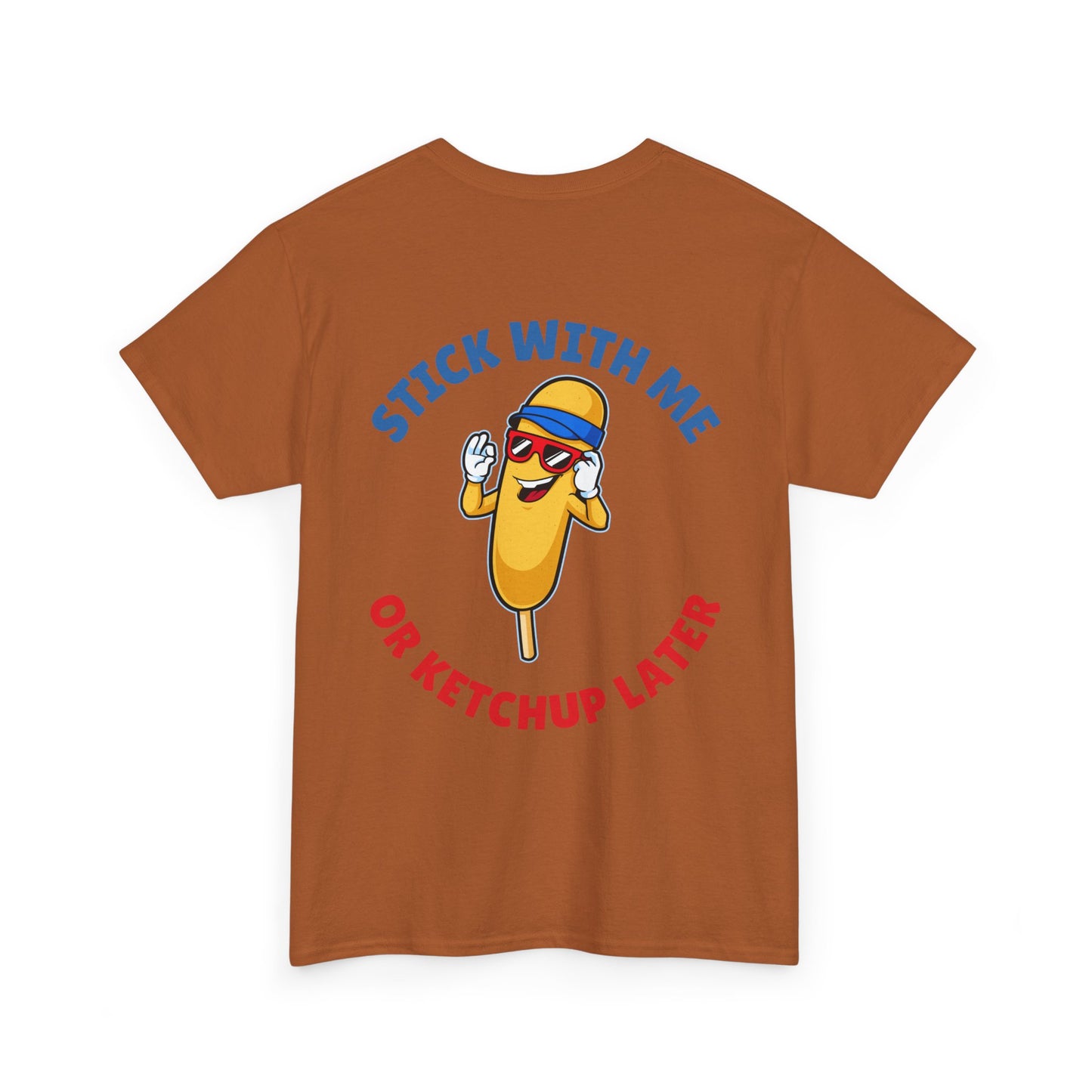 Funny Corndog Season // Unisex Heavy Cotton Tee | Perfect for Food Lovers and Festivals