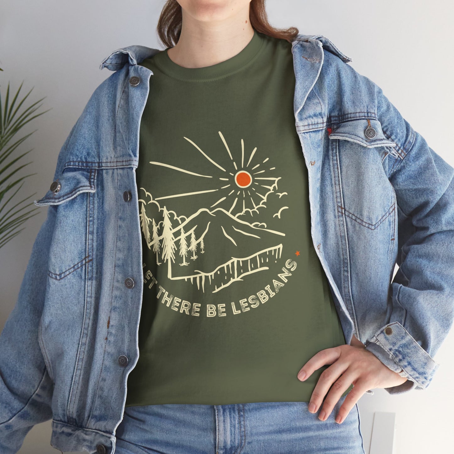 Let There Be Lesbians // Unisex Heavy Cotton Tee - Pride Fashion Statement T-Shirt