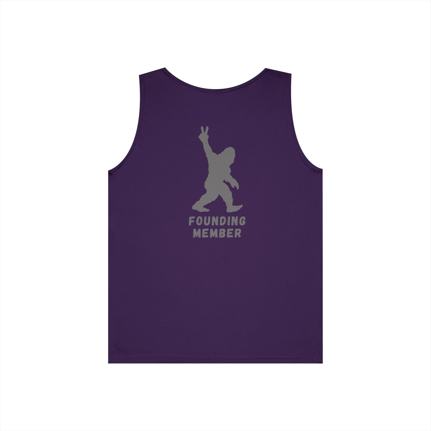 Barefoot Run Club // Bigfoot Founding Member // Double Sided Unisex Heavy Cotton Tank Top