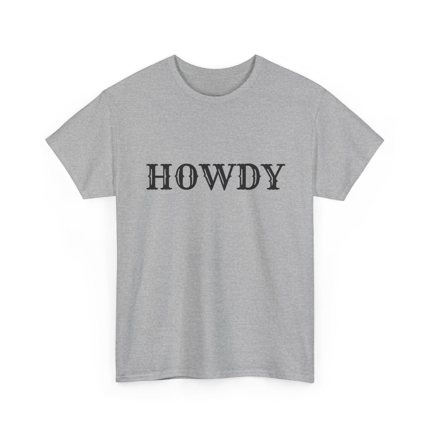 Howdy & Adios // Unisex Heavy Cotton Tee - Casual Statement Shirt