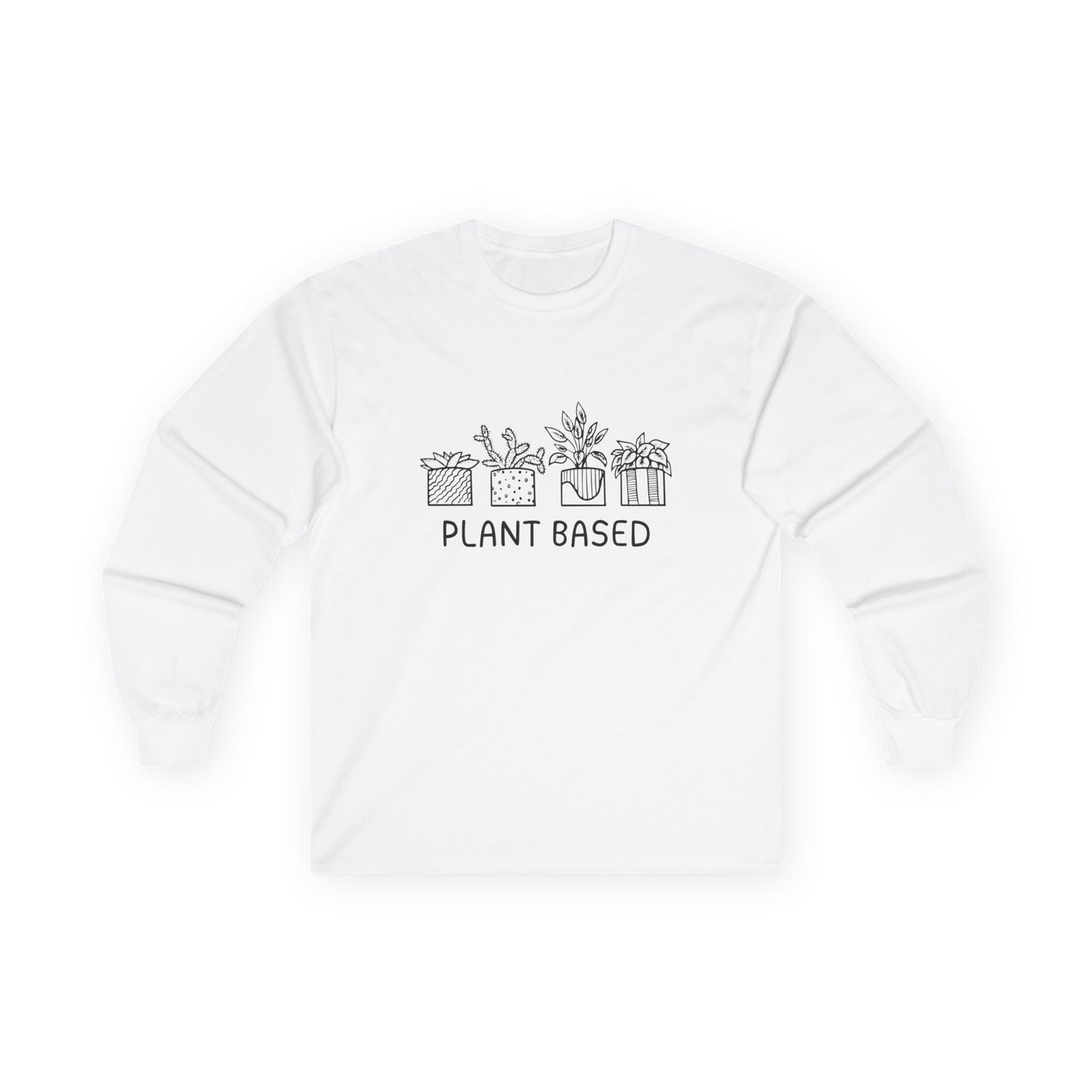 Plant-Based // Long Sleeve Tee - Eco-Friendly Apparel for Garden Lovers