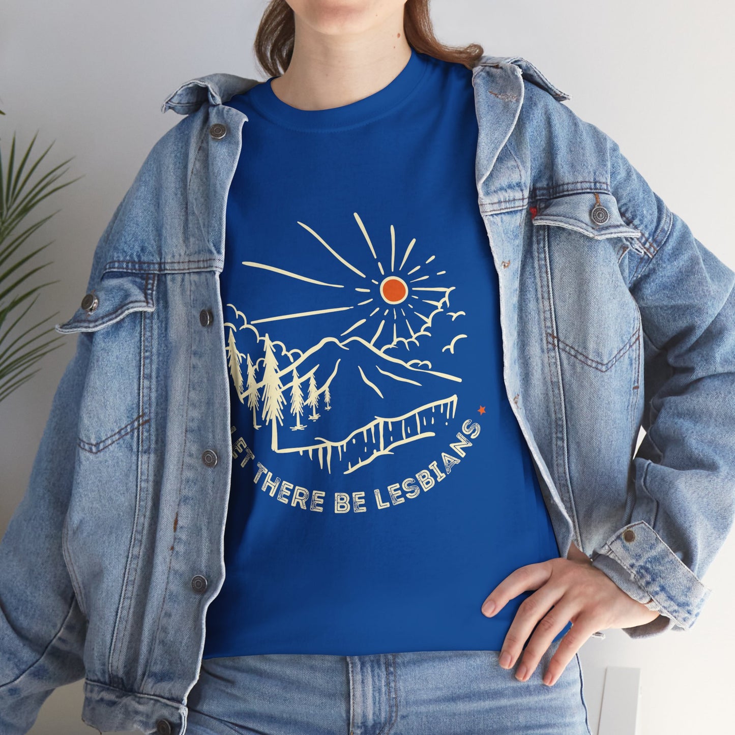 Let There Be Lesbians // Unisex Heavy Cotton Tee - Pride Fashion Statement T-Shirt