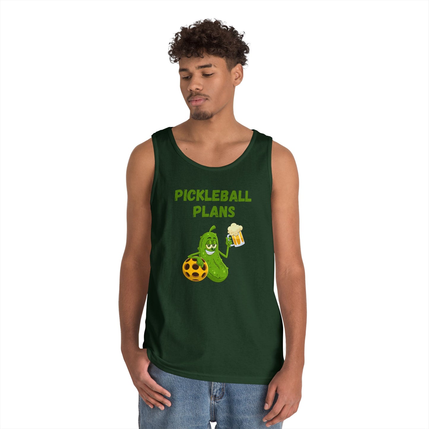 Pickleball Plans // Unisex Heavy Cotton Tank Top