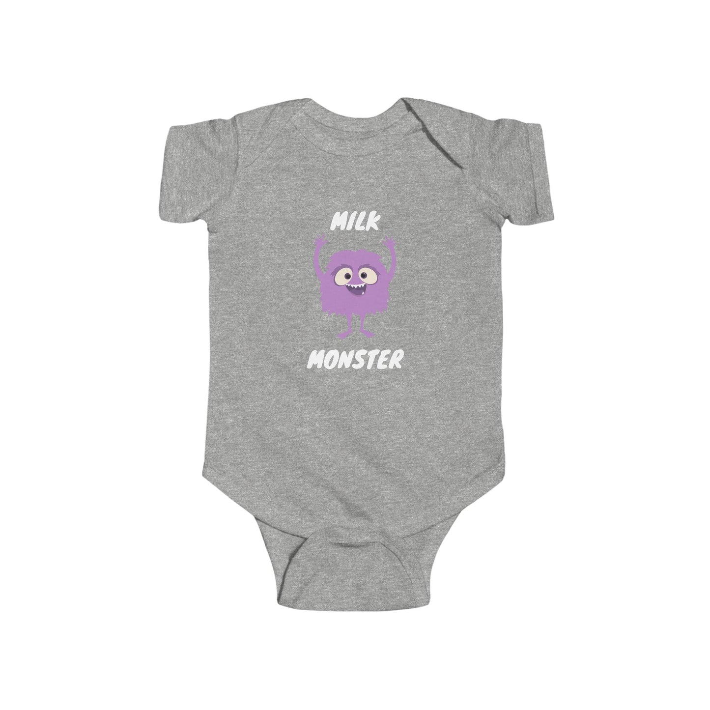 Purple Milk Monster // Baby Bodysuit