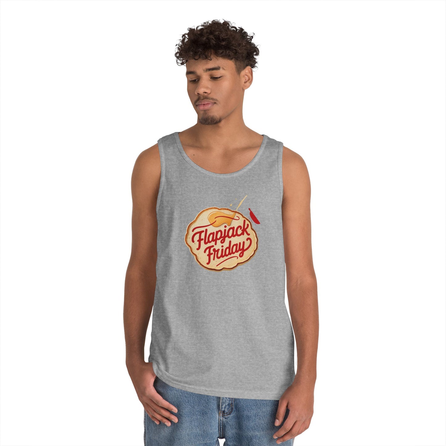 Flapjack Friday // Unisex Heavy Cotton Tank Top