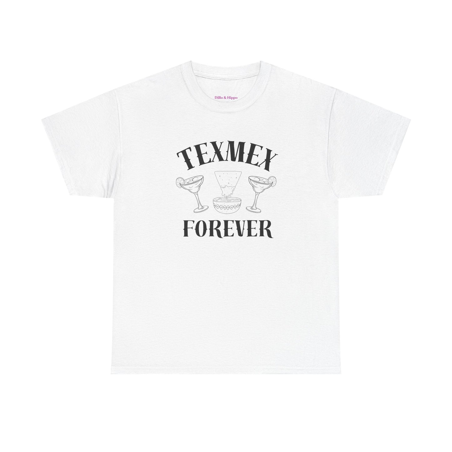 Tex-Mex Forever - Ritas & Queso // Unisex Heavy Cotton Tee - Fun Casual T-Shirt for Food Lovers