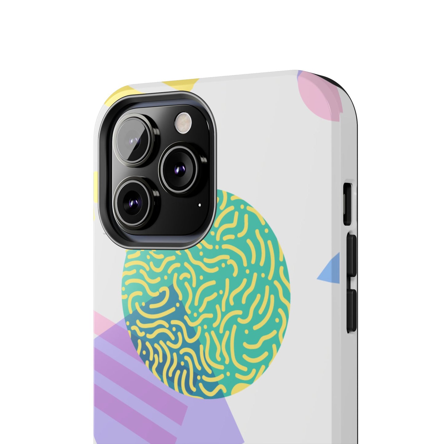 Pastel 90s Baby and Shapes // iPhone Case