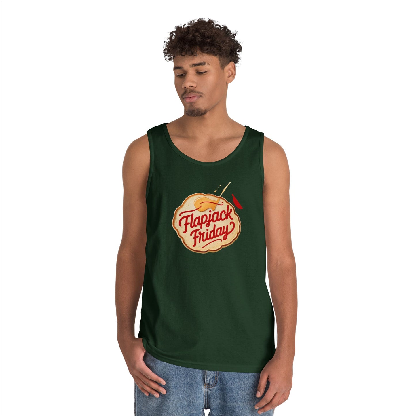 Flapjack Friday // Unisex Heavy Cotton Tank Top