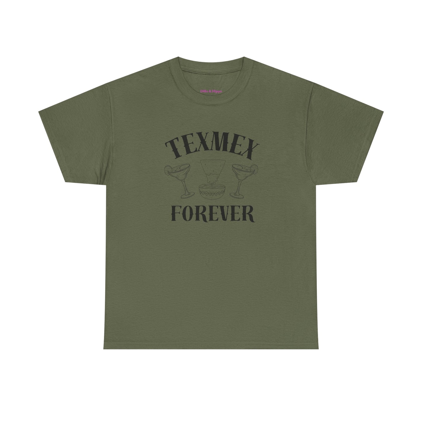 Tex-Mex Forever - Ritas & Queso // Unisex Heavy Cotton Tee - Fun Casual T-Shirt for Food Lovers