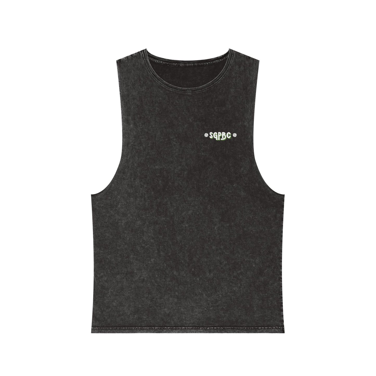 SGPBC White // Custom Unisex Stonewash Tank Top