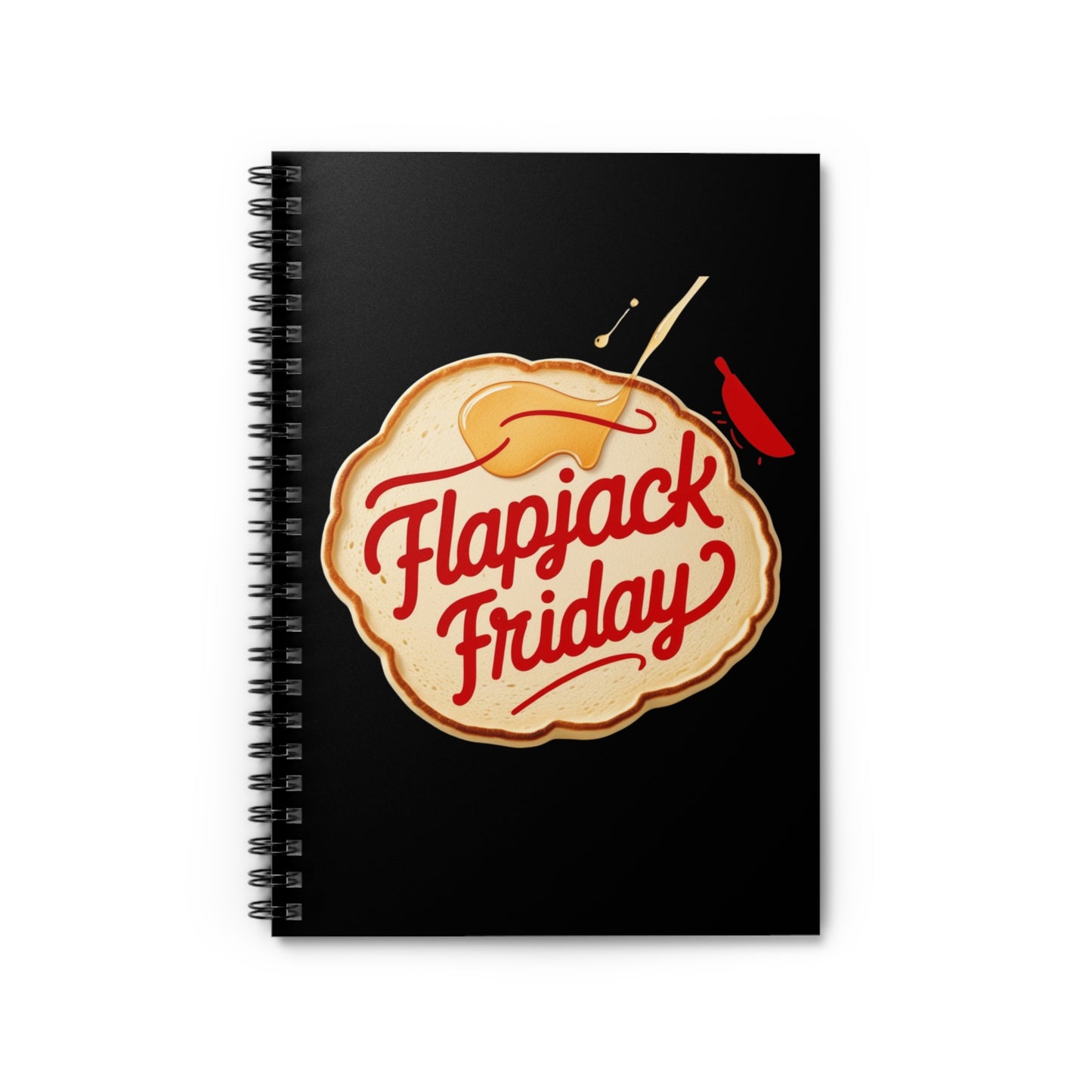 Flapjack Friday // Spiral Notebook - Ruled Line