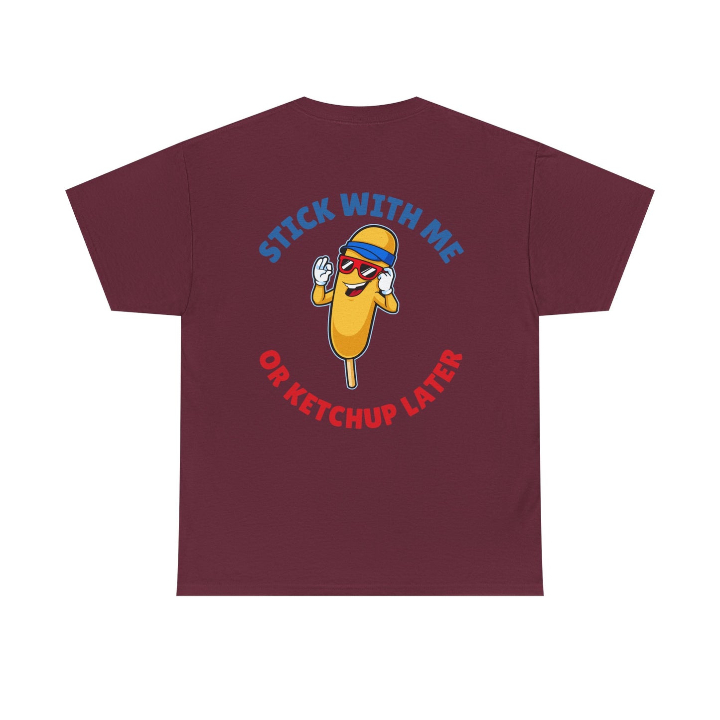 Funny Corndog Season // Unisex Heavy Cotton Tee | Perfect for Food Lovers and Festivals