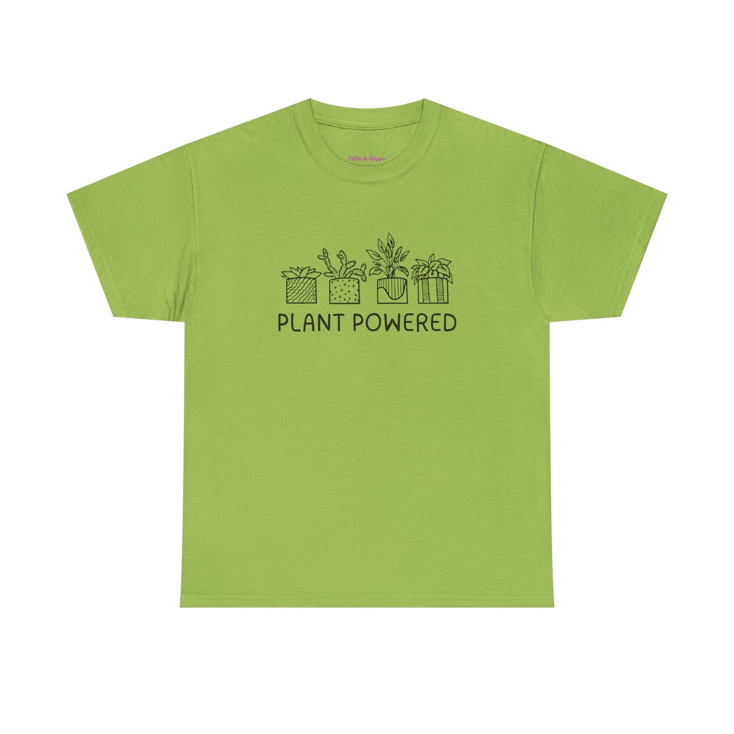 Plant Powered // Unisex Heavy Cotton Tee - Perfect for Everyday Comfort
