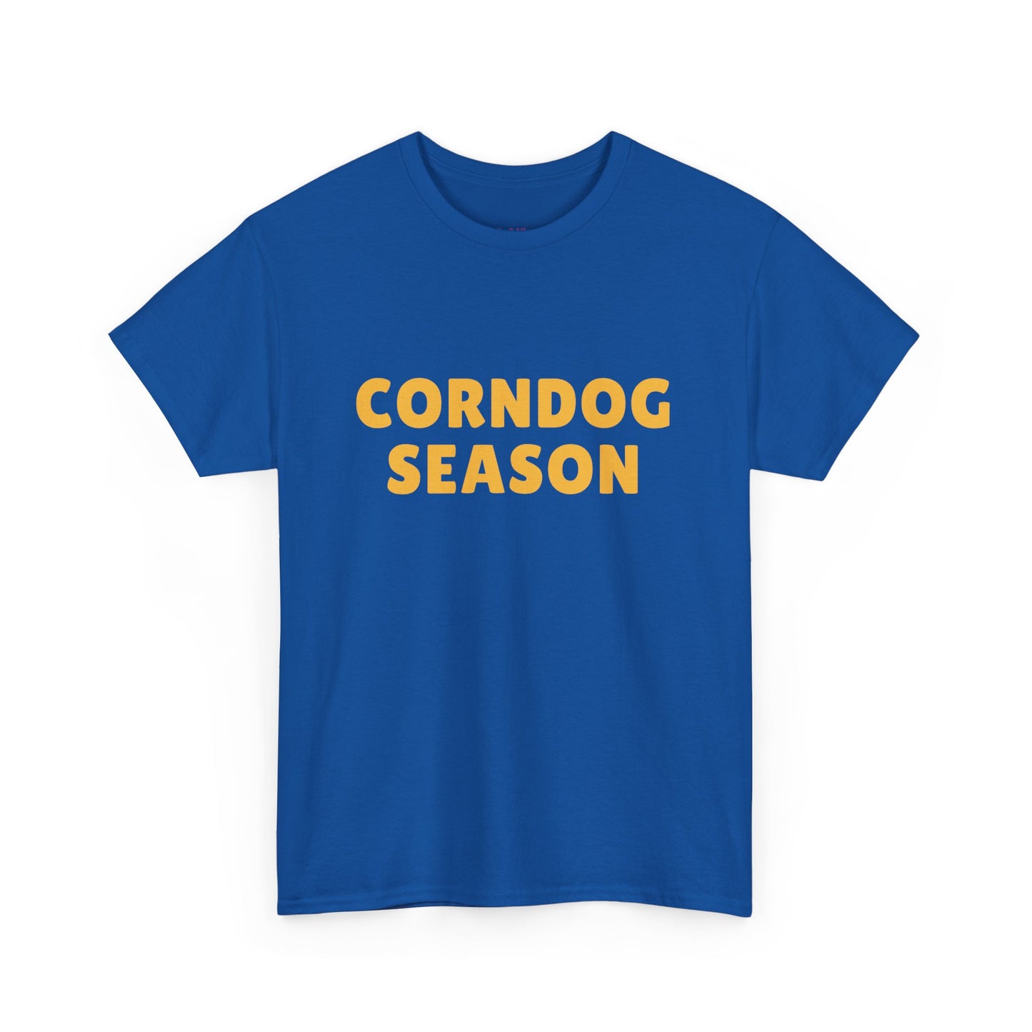 Funny Corndog Season // Unisex Heavy Cotton Tee | Perfect for Food Lovers and Festivals