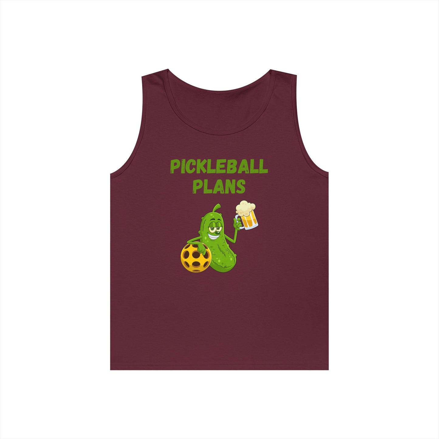 Pickleball Plans // Unisex Heavy Cotton Tank Top