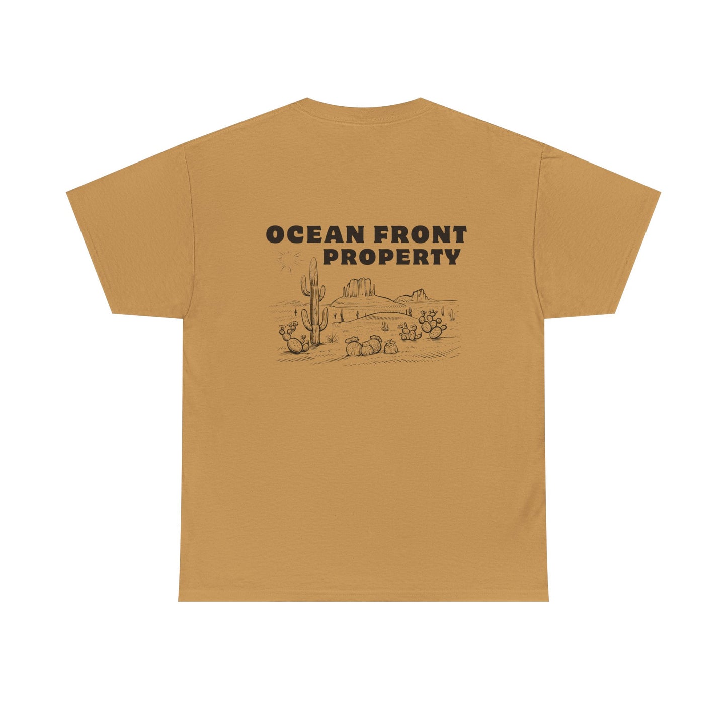 Ocean Front Property - Double-sided // Unisex Heavy Cotton Tee