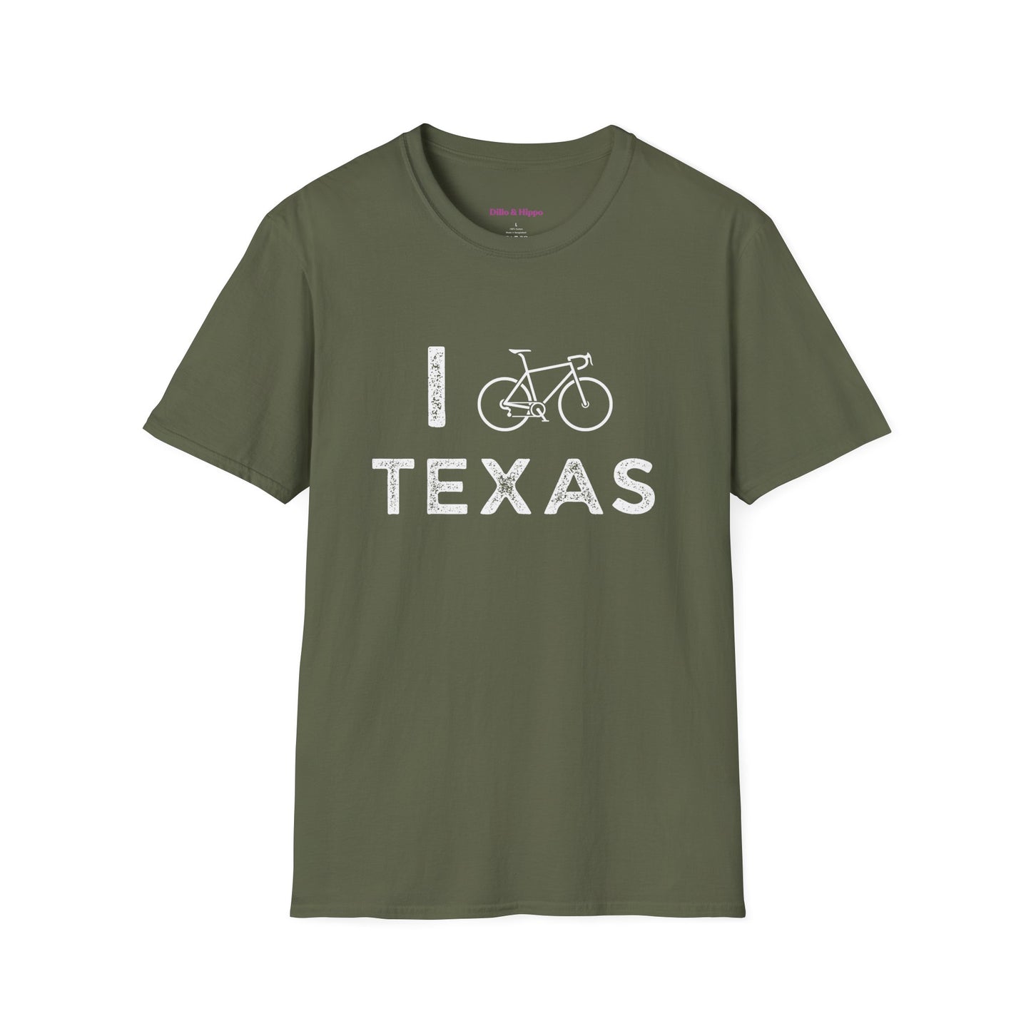 I (Road) Bike Texas // Unisex Softstyle T-Shirt