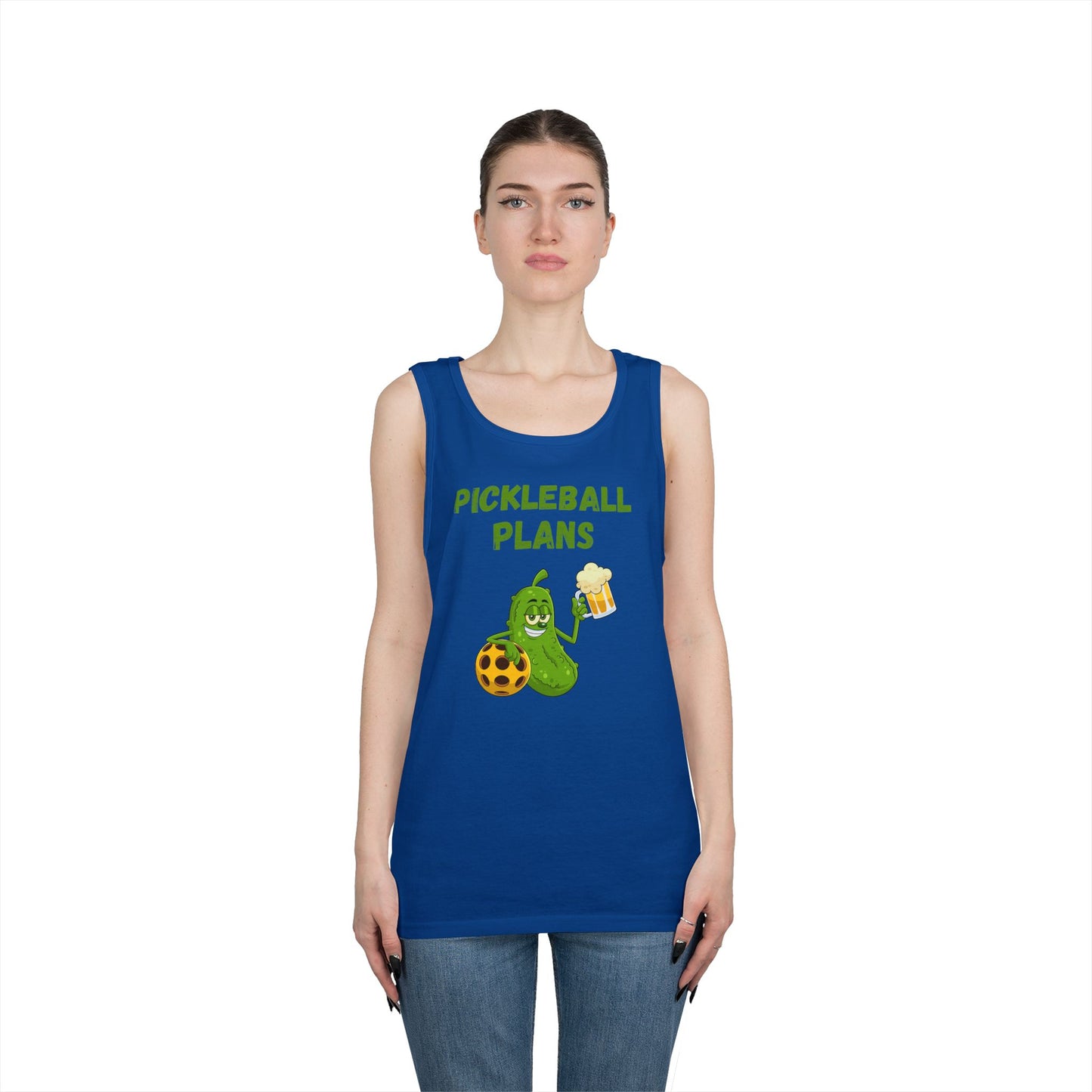 Pickleball Plans // Unisex Heavy Cotton Tank Top