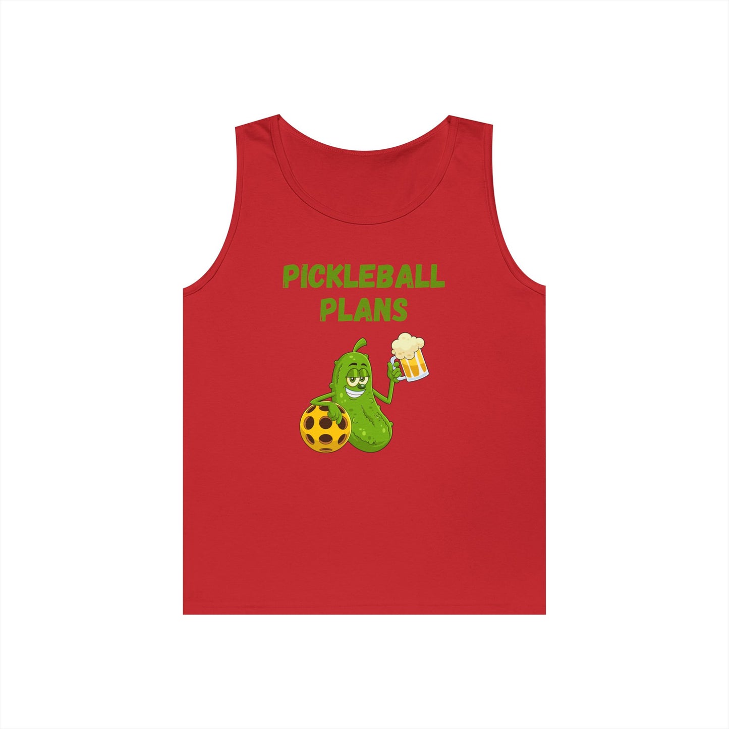 Pickleball Plans // Unisex Heavy Cotton Tank Top