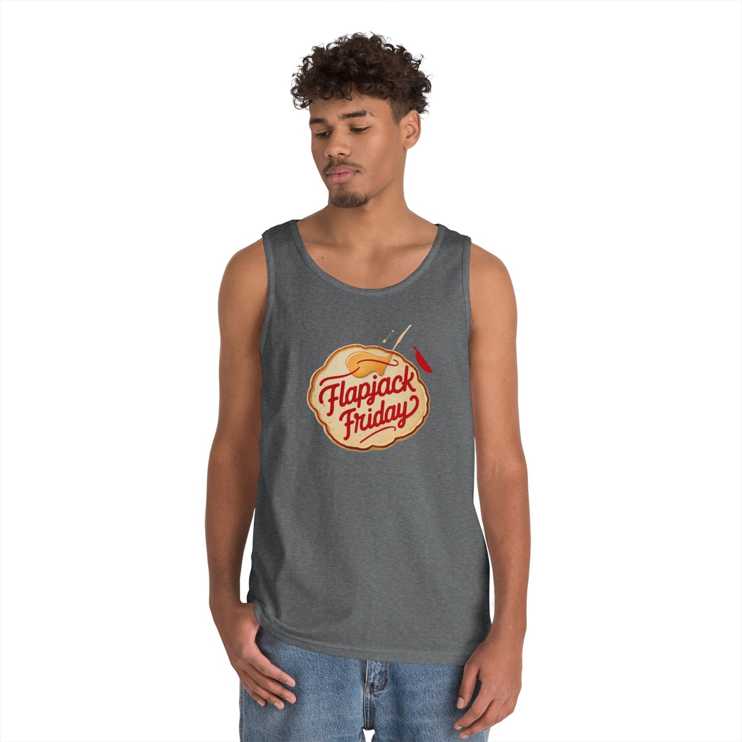 Flapjack Friday // Unisex Heavy Cotton Tank Top