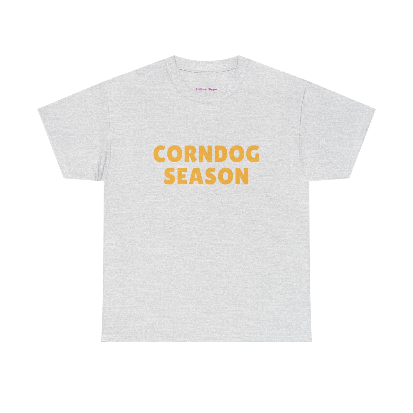 Funny Corndog Season // Unisex Heavy Cotton Tee | Perfect for Food Lovers and Festivals