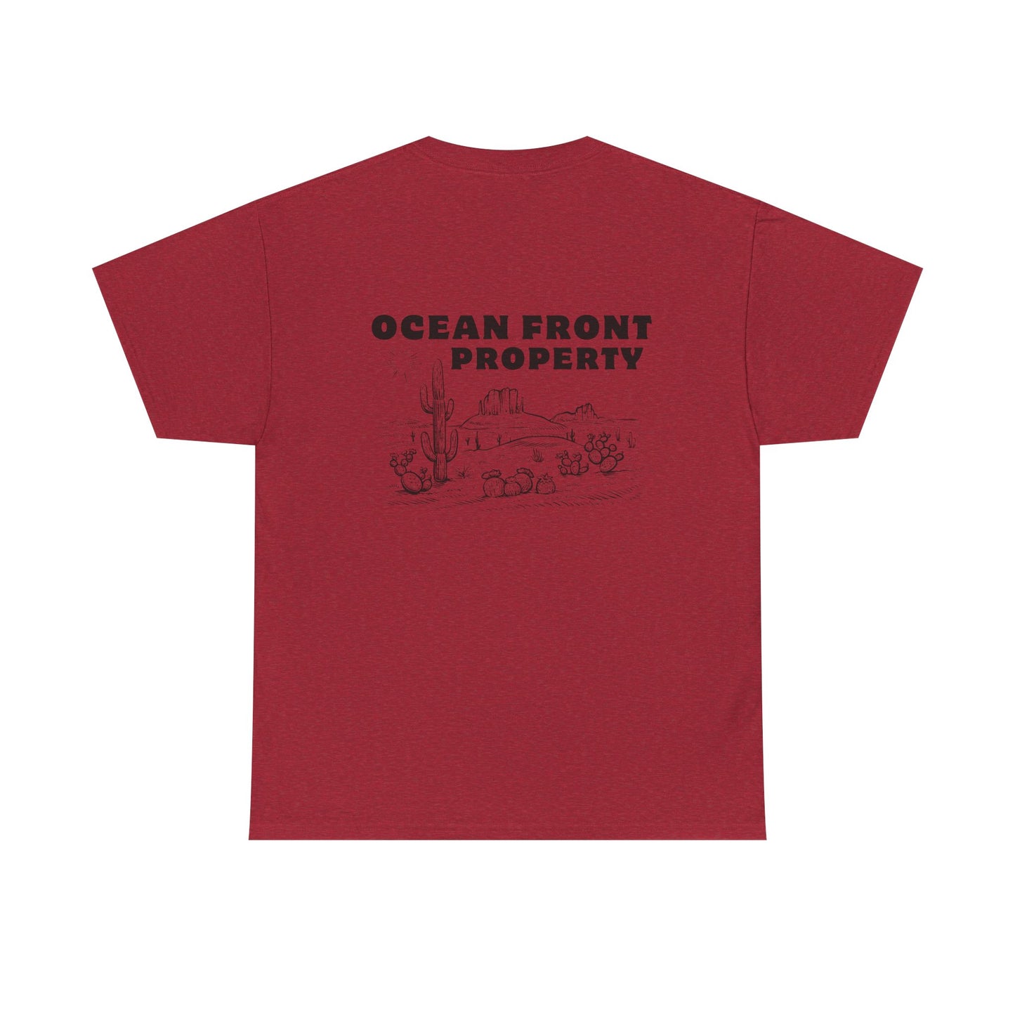 Ocean Front Property - Double-sided // Unisex Heavy Cotton Tee