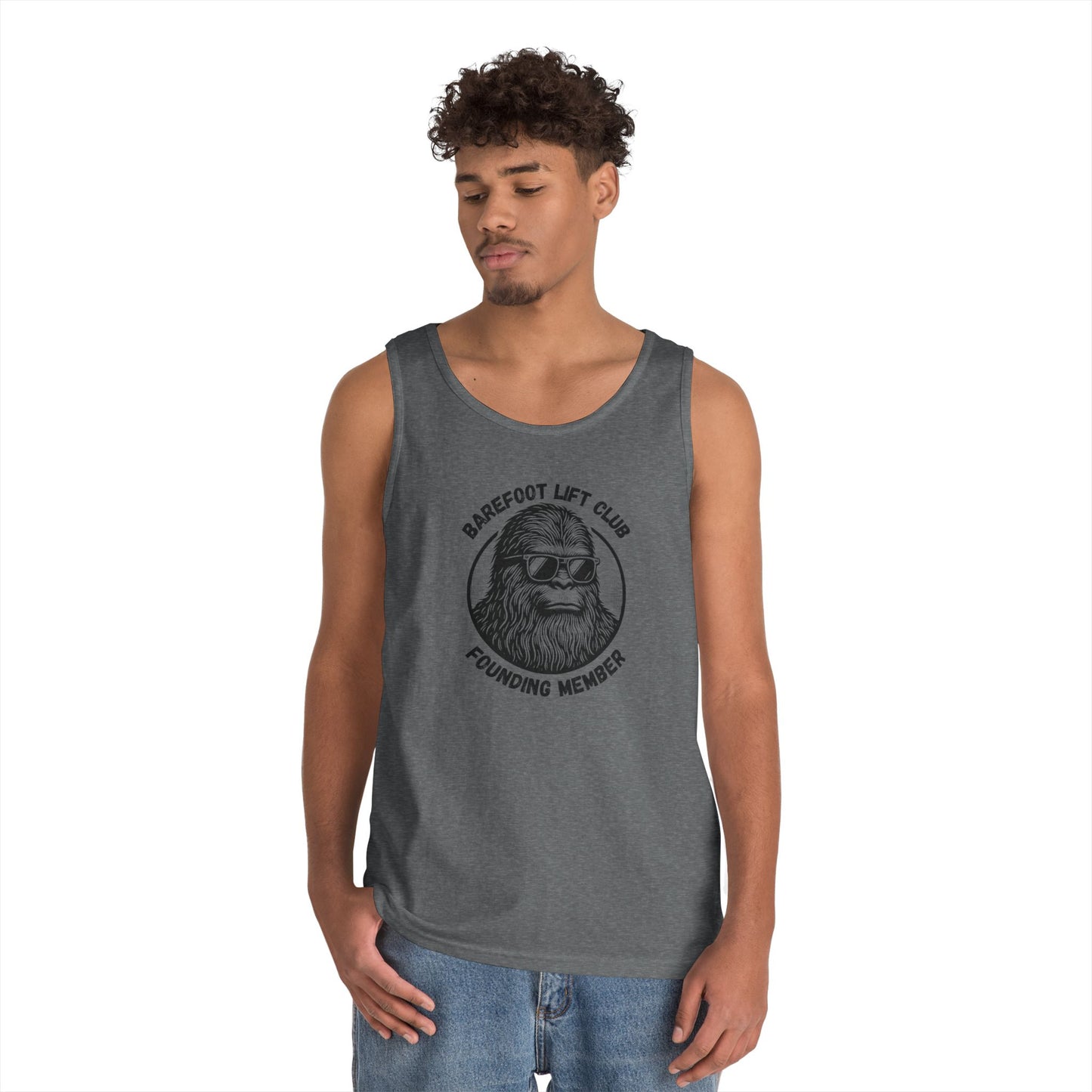 Barefoot Lift Club Founding Member // Unisex Heavy Cotton Tank Top