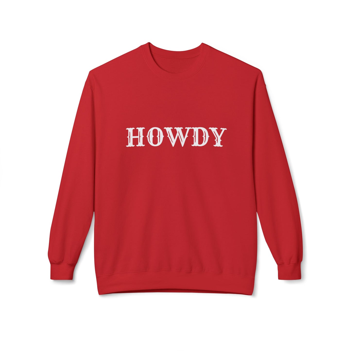 Howdy // Unisex Midweight Softstyle Fleece Crewneck Sweatshirt