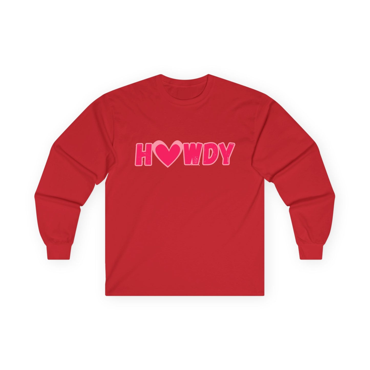 H<3wdy // Heart Long Sleeve Tee – Unisex Ultra Cotton Shirt for Casual Style