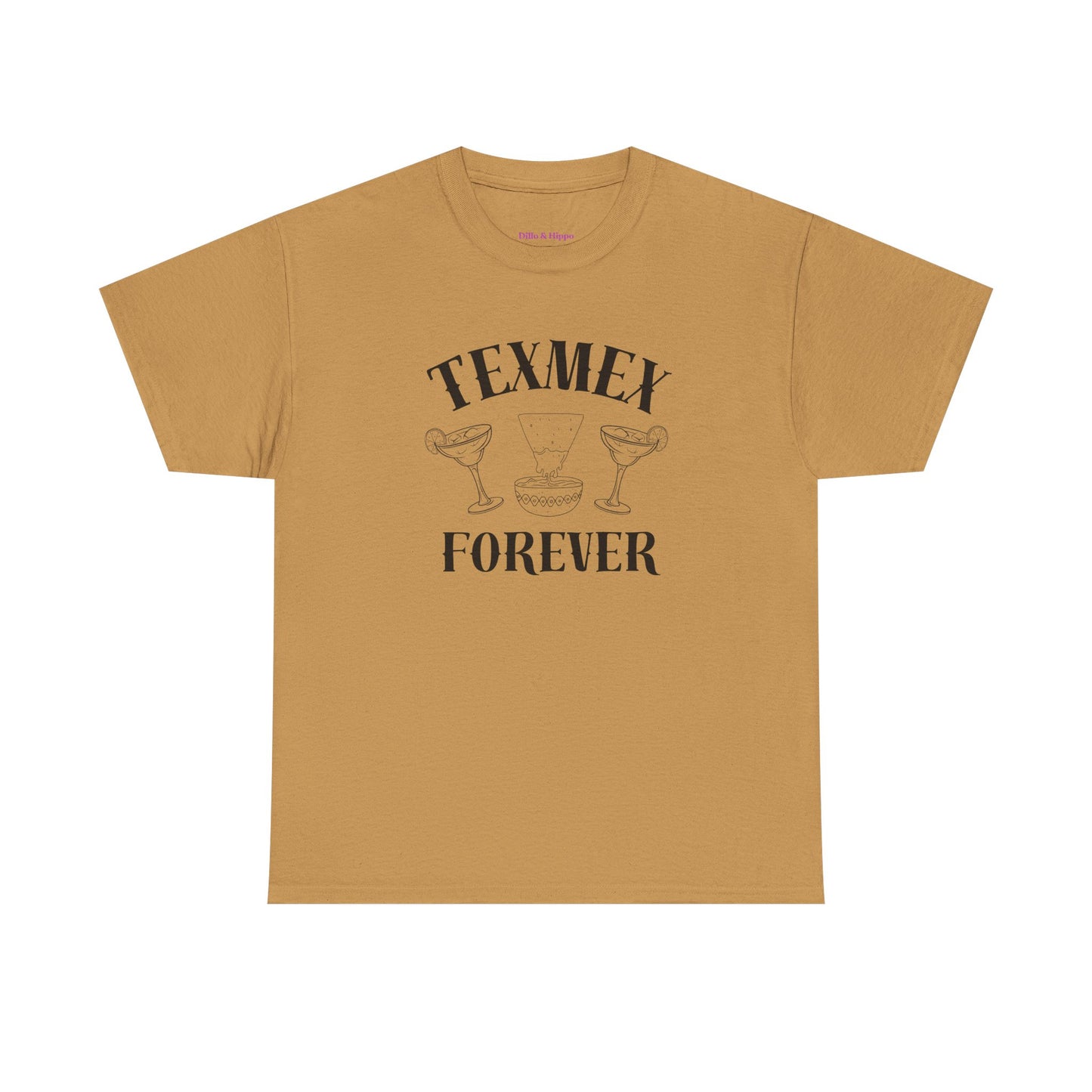 Tex-Mex Forever - Ritas & Queso // Unisex Heavy Cotton Tee - Fun Casual T-Shirt for Food Lovers