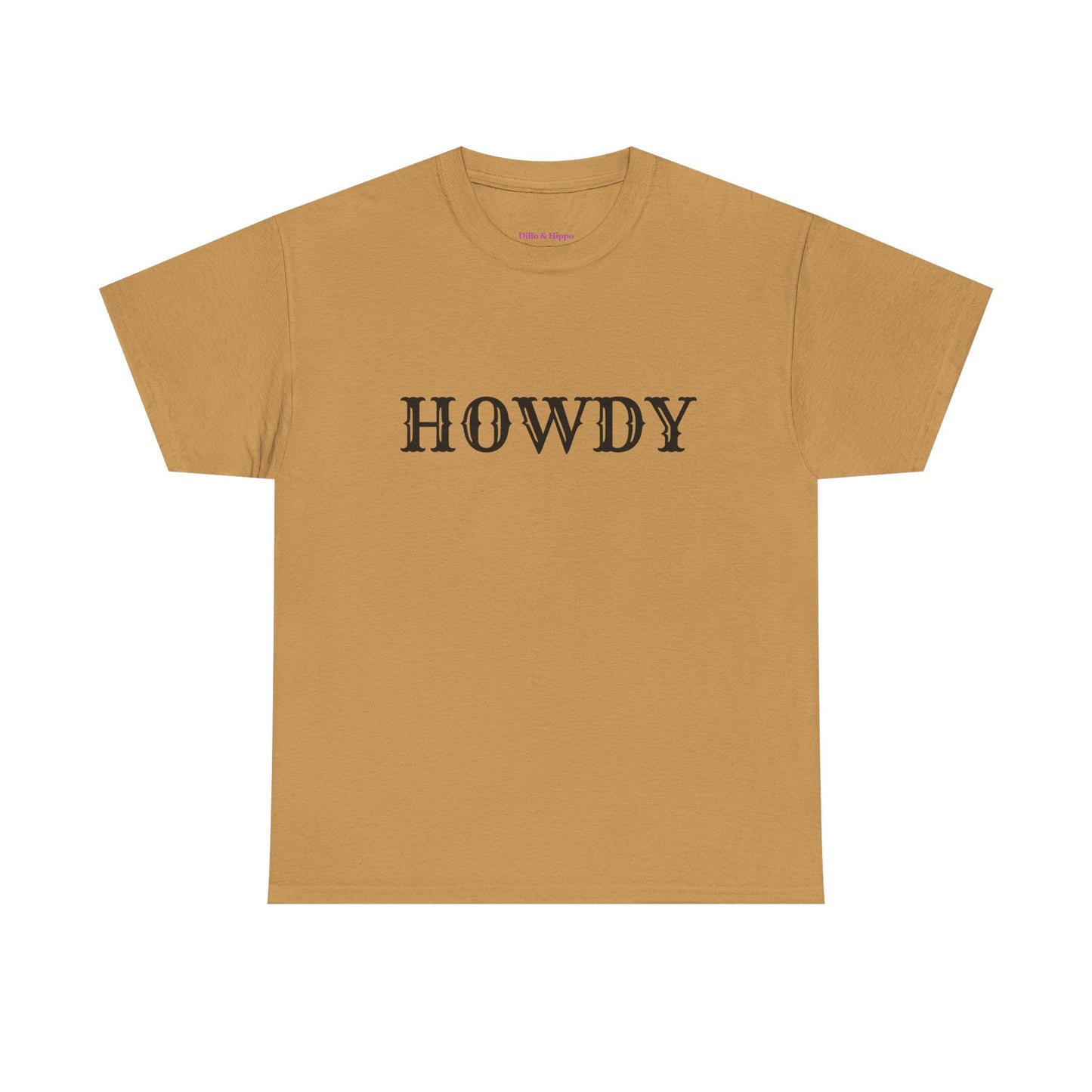 Howdy & Adios // Unisex Heavy Cotton Tee - Casual Statement Shirt