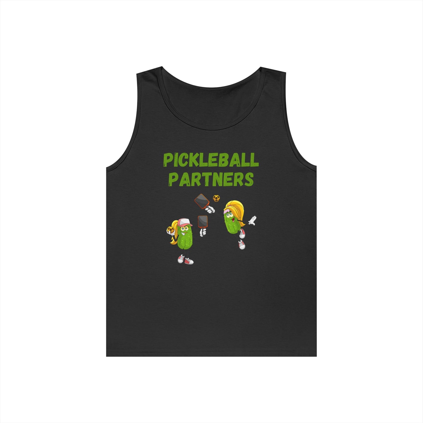 Pickleball Partners 3 // Unisex Heavy Cotton Tank Top