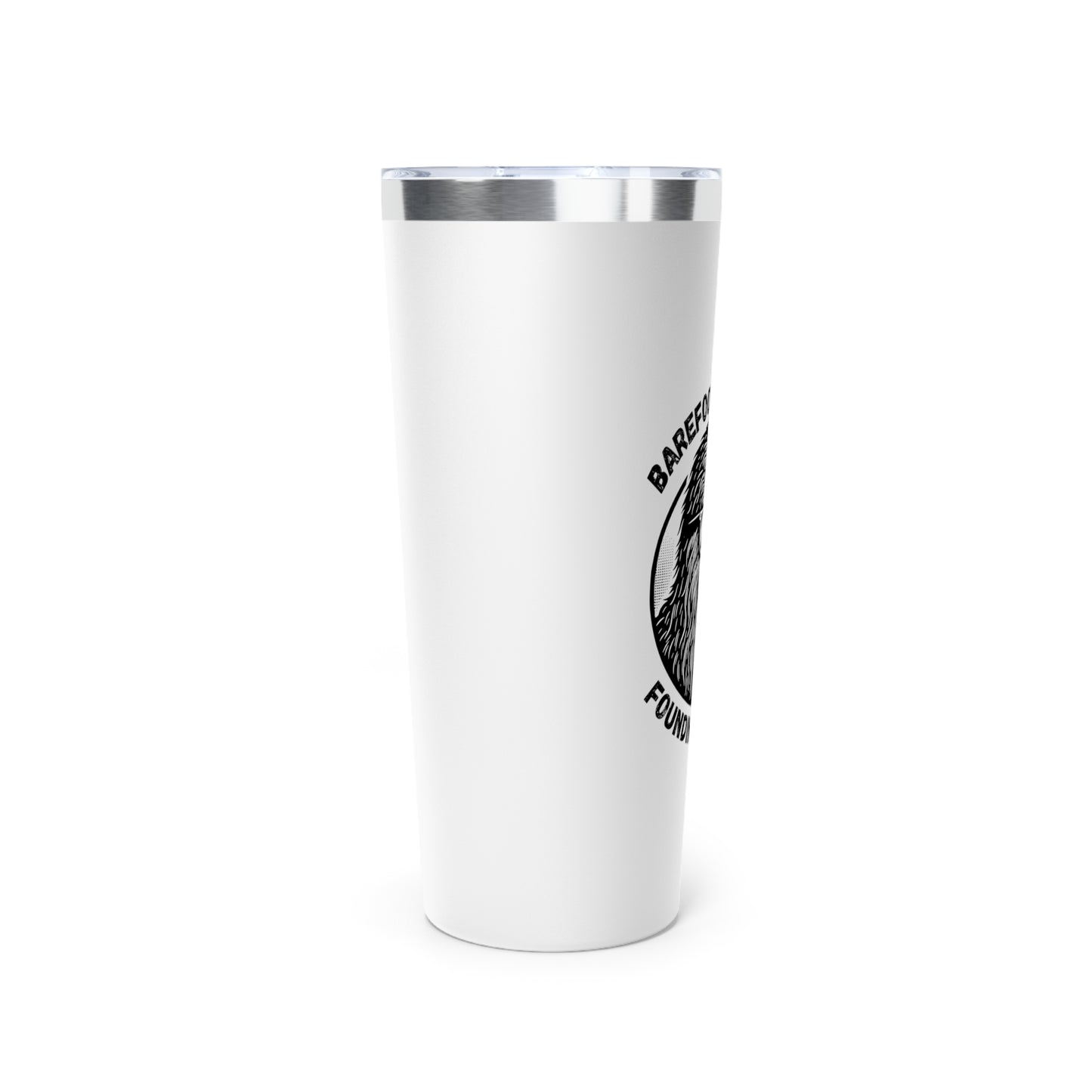 Barefoot Run Club Founding Member // Copper Vacuum Insulated Tumbler, 22oz - Blue Text
