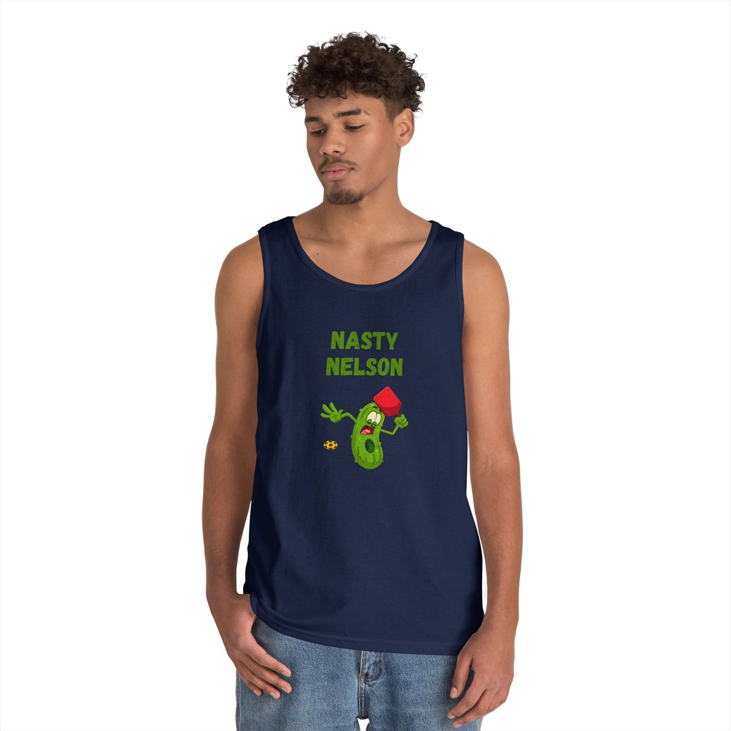 Pickleball // Nasty Nelson // Unisex Heavy Cotton Tank Top