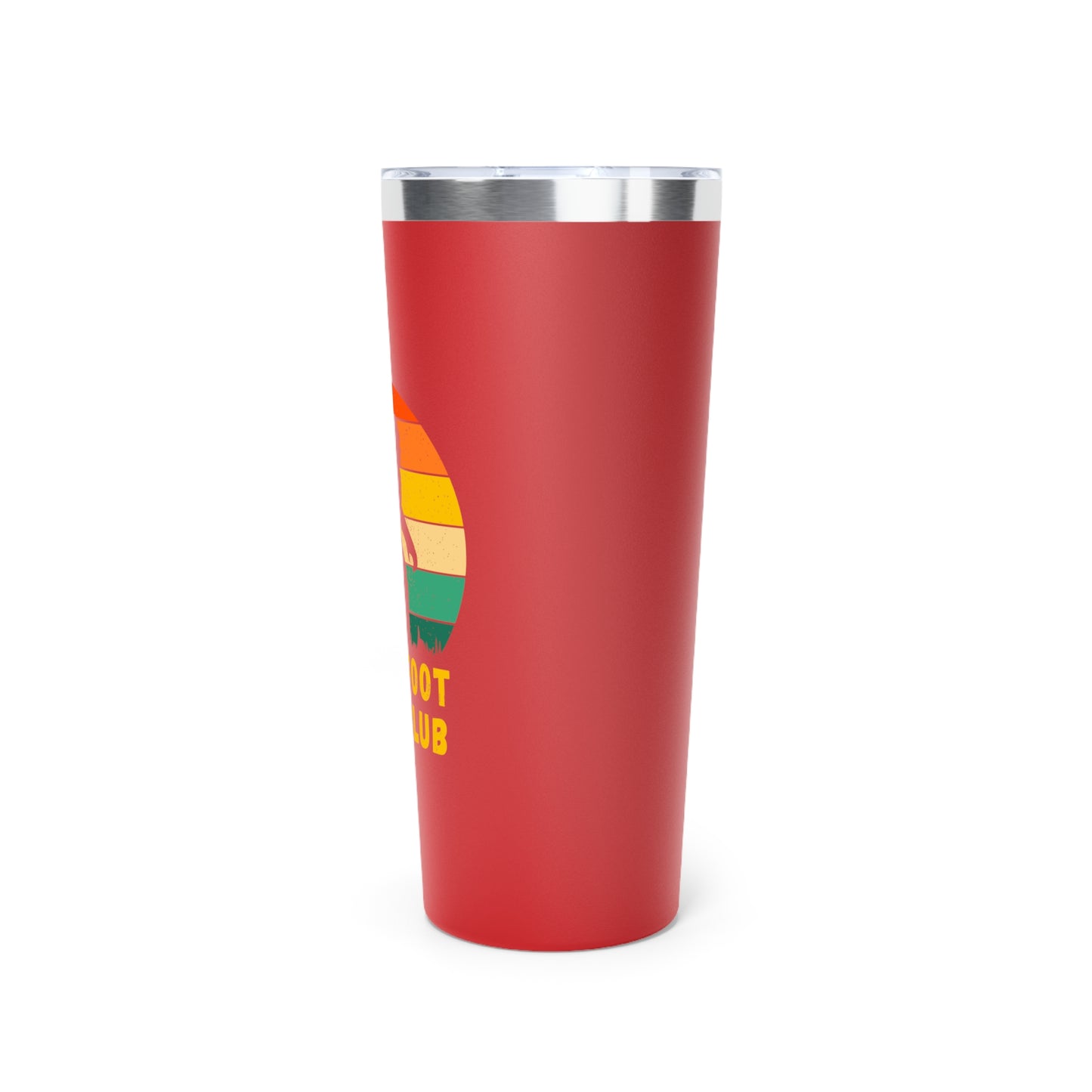 Barefoot Run Club // Copper Vacuum Insulated Tumbler, 22oz - Blue Text