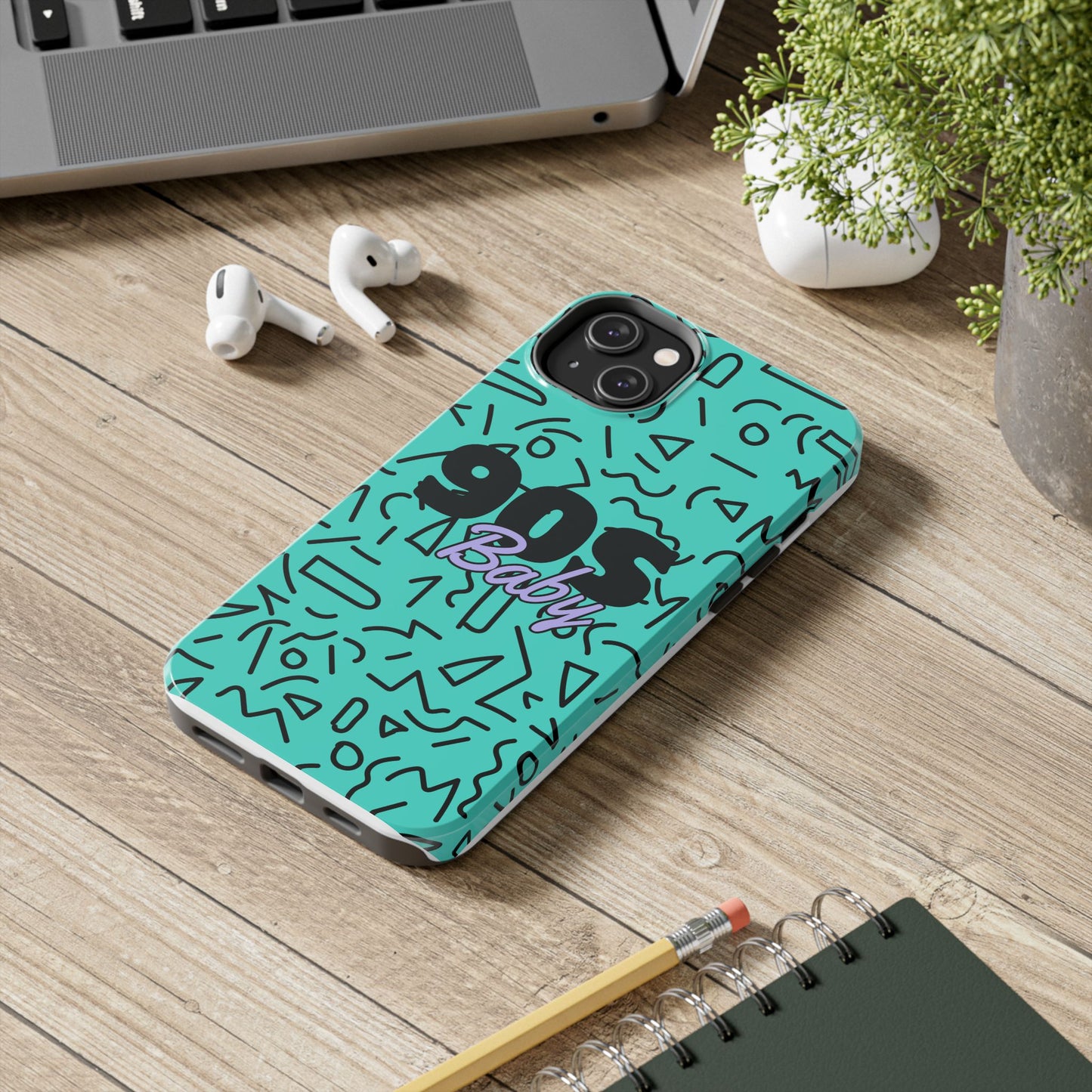 90s Baby Turquoise // iPhone Case