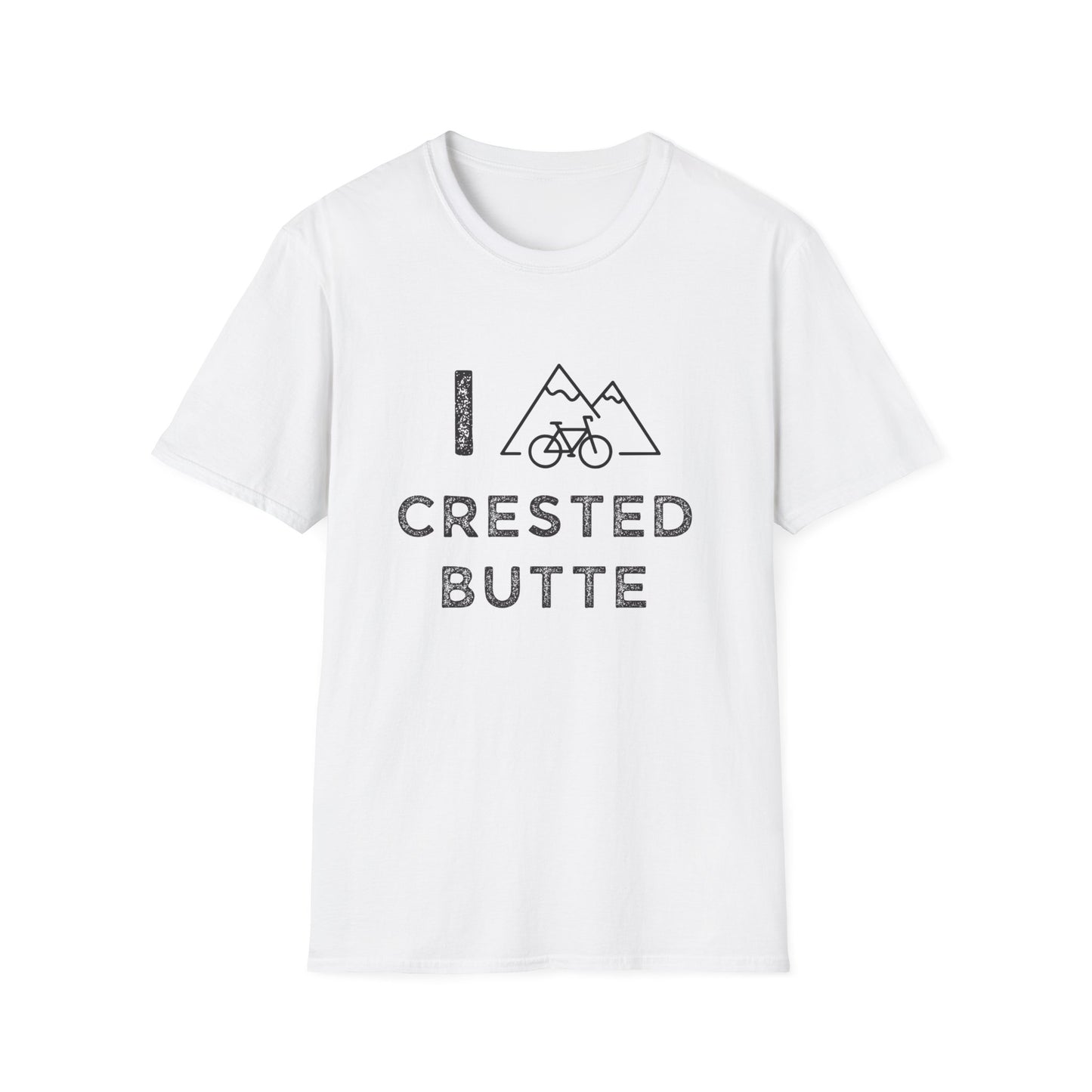 I (Mountain) Bike Crested Butte // Unisex Softstyle T-Shirt
