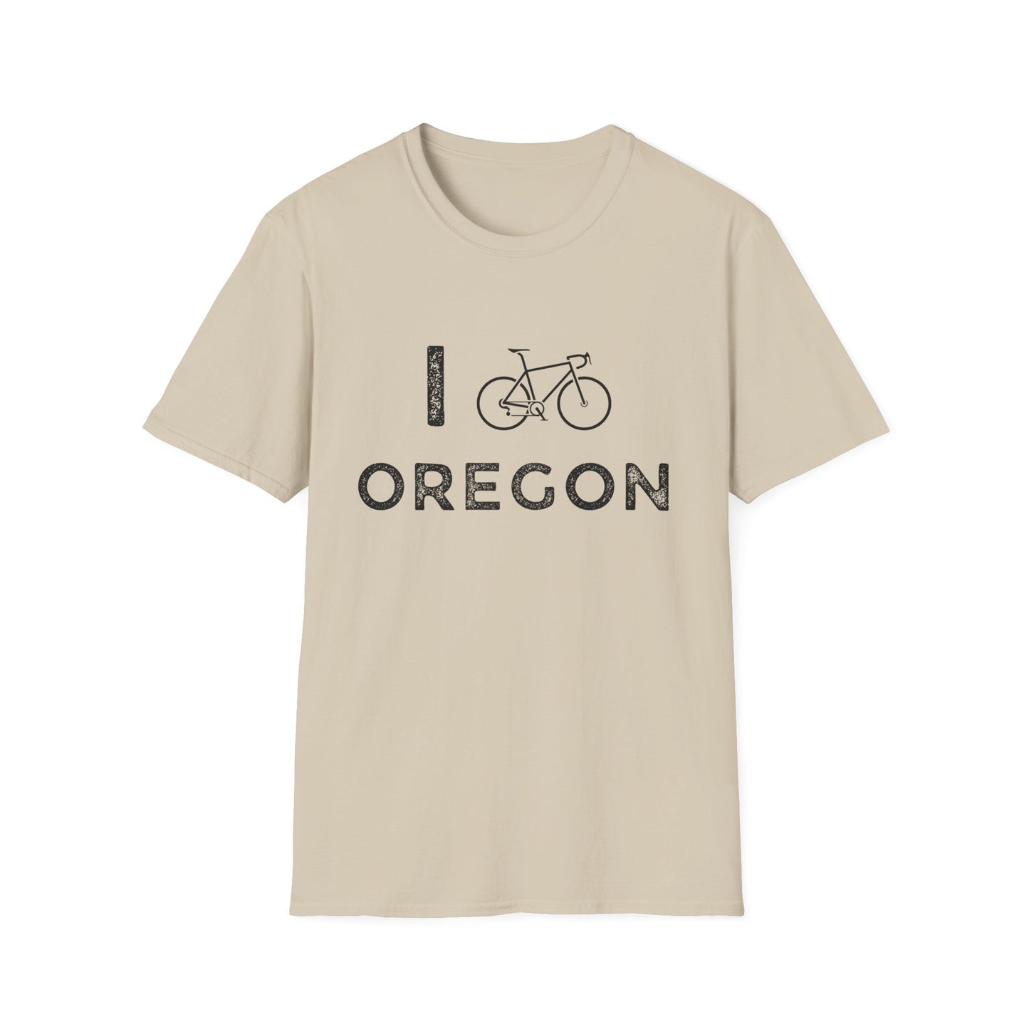 I (Road) Bike Oregon // Unisex Softstyle T-Shirt