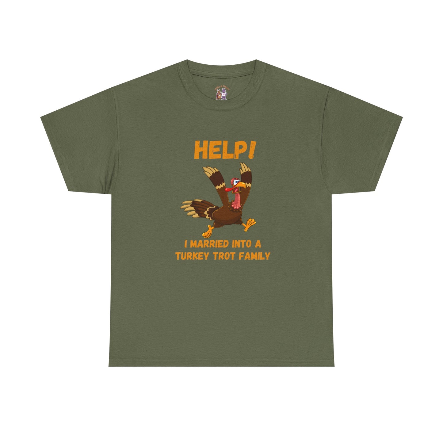 Help! I Married into a Turkey Trot Family // Unisex Jersey Short Sleeve Tee