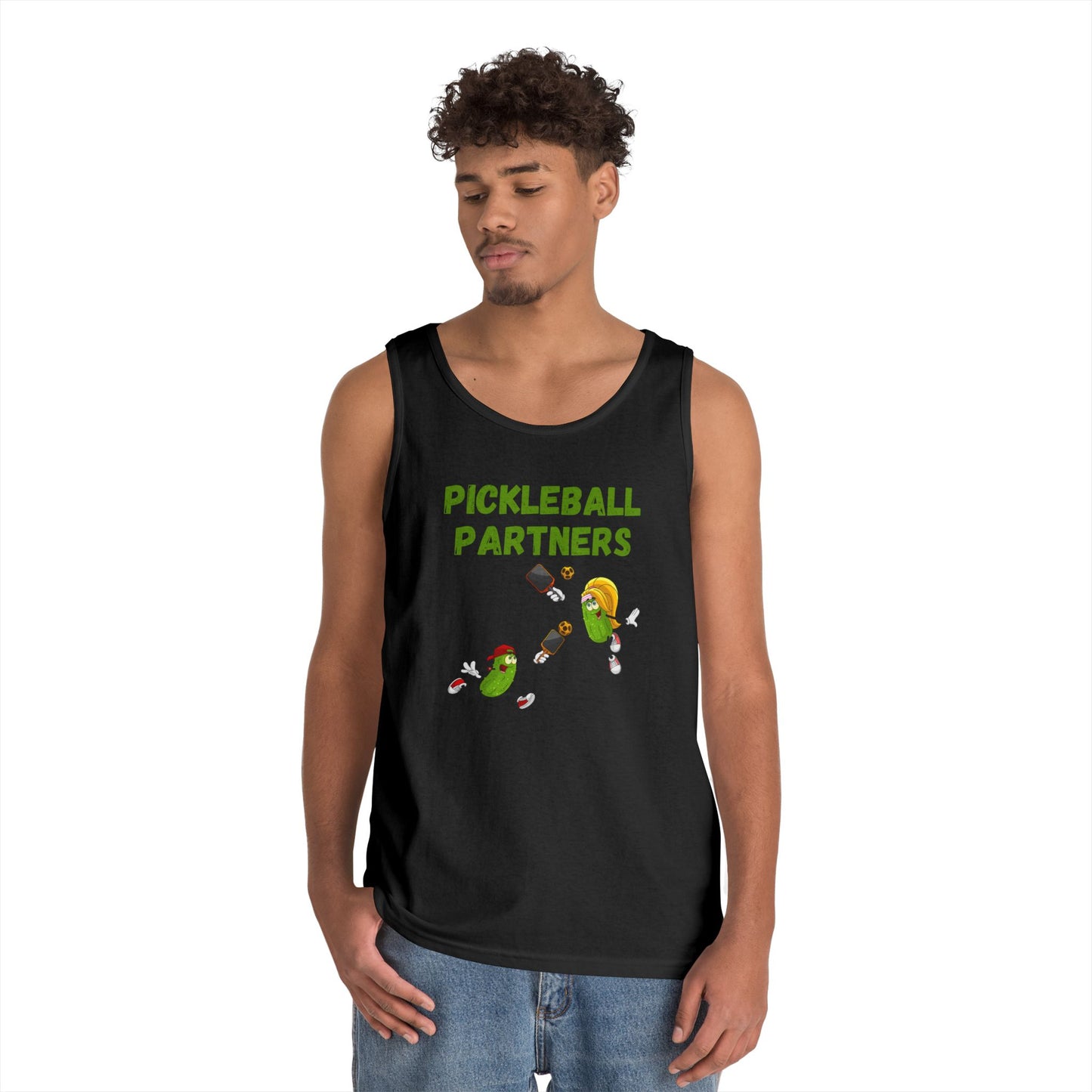 Pickleball Partners 2 // Unisex Heavy Cotton Tank Top