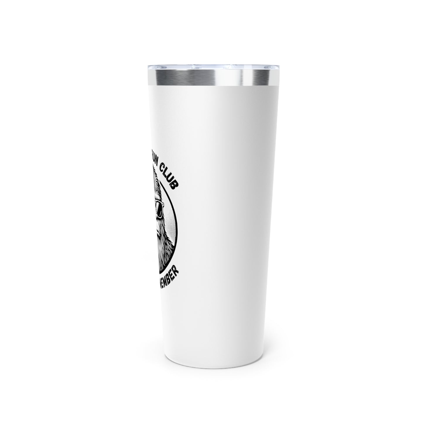 Barefoot Run Club Founding Member // Copper Vacuum Insulated Tumbler, 22oz - Blue Text