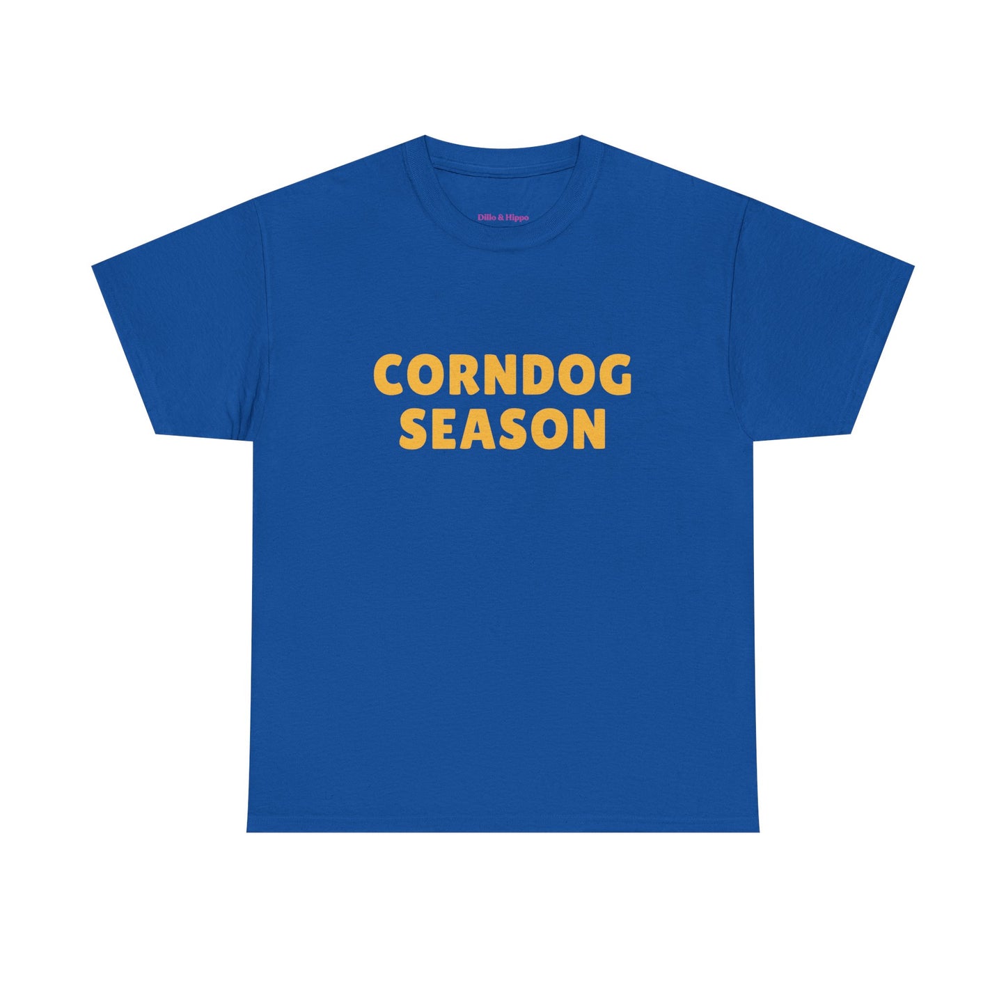 Funny Corndog Season // Unisex Heavy Cotton Tee | Perfect for Food Lovers and Festivals